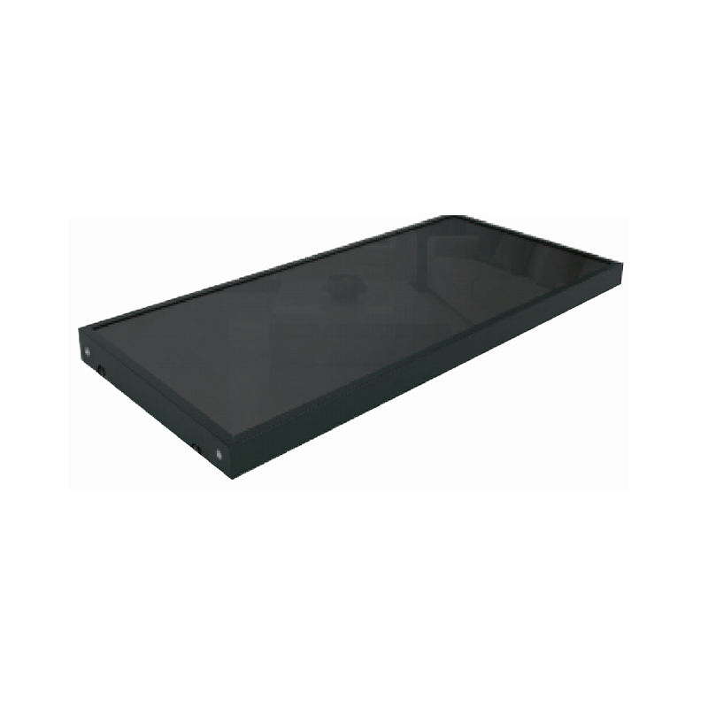 How can the opening mechanism of the sideboard cabinet doors be designed to avoid conflict with other furniture in the dining room?